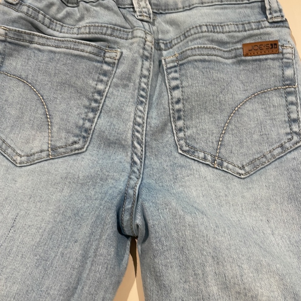 Girl stretch Joe’s jeans with elastic waistband light blue worn once no returns - Picture 6 of 7